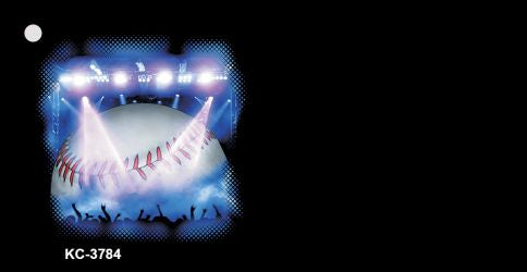 Baseball Game OffSet Novelty Aluminum Key Chain KC-3784