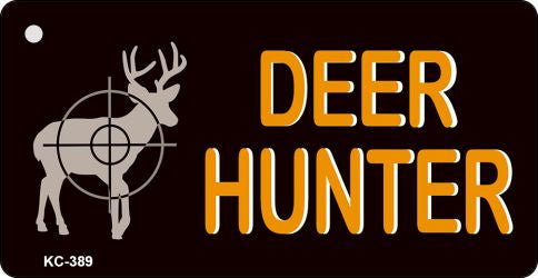 Deer Hunter Novelty Aluminum Key Chain KC-389