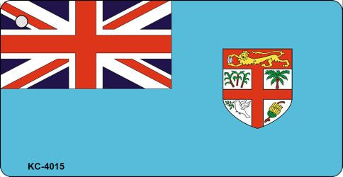 Fiji Flag Novelty Aluminum Key Chain KC-4015
