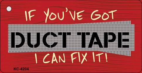 Duct Tape Novelty Metal Key Chain KC-4204