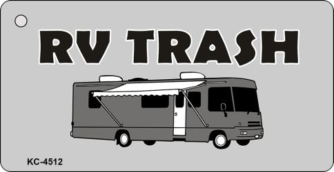 RV Trash Novelty Aluminum Key Chain KC-4512