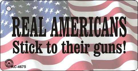 Real Americans Novelty Aluminum Key Chain KC-4675