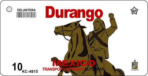 Durango Mexico Blank Novelty Metal Key Chain KC-4815