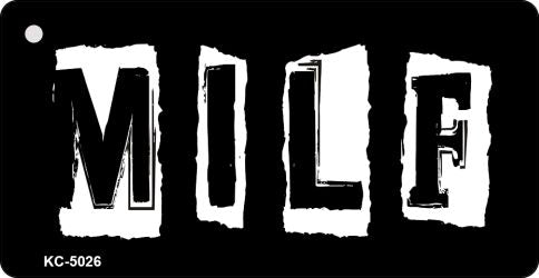 MILF Novelty Aluminum Key Chain KC-5026