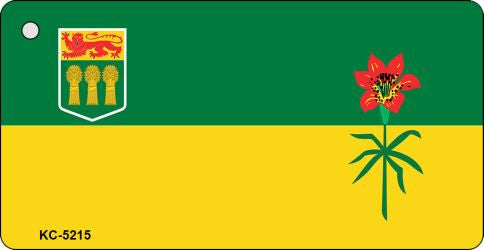 Saskatchewan Flag Novelty Aluminum Key Chain KC-5215