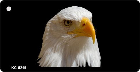 Eagle Black Novelty Aluminum Key Chain KC-5219
