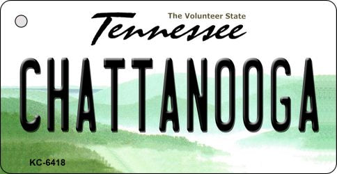 Chattanooga Tennessee License Plate Tag Key Chain KC-6418