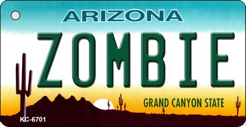 Zombies Arizona Novelty Aluminum Key Chain KC-6701