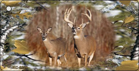 Deer Camo Novelty Aluminum Key Chain KC-8284