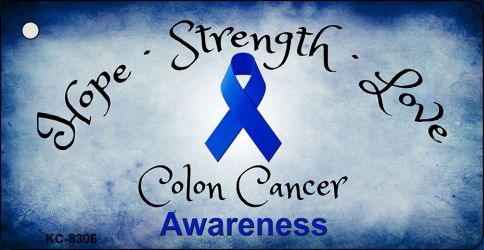 Colon Cancer Novelty Metal Key Chain KC-8306
