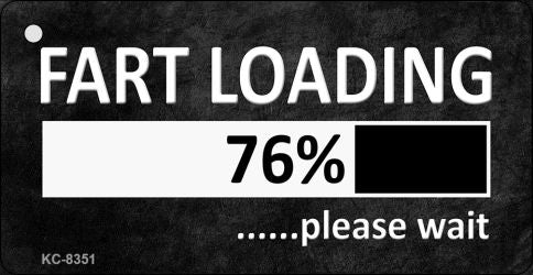 Fart Loading Novelty Metal Key Chain KC-8351