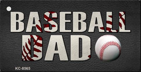 Baseball Dad Novelty Metal Key Chain KC-8565