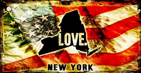 New York Love Novelty Metal Key Chain KC-8618