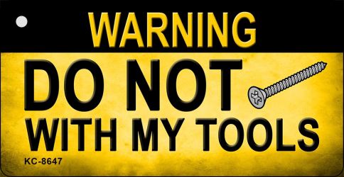 Do Not Screw Novelty Metal Key Chain KC-8647