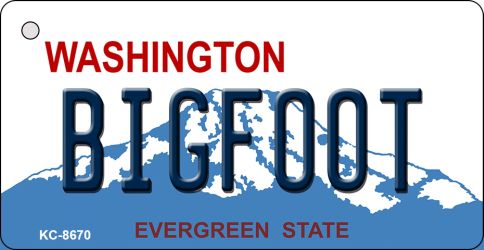 Bigfoot Washington Novelty Metal Key Chain KC-8670