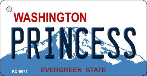 Princess Washington Novelty Metal Key Chain KC-8671