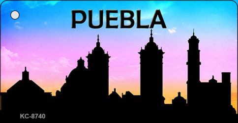 Puebla Silhouette Novelty Metal Key Chain KC-8740