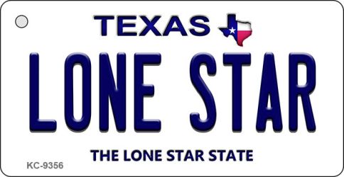 Lone Star Texas Novelty Aluminum Key Chain KC-9356