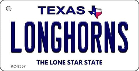 Longhorns Texas Novelty Aluminum Key Chain KC-9357