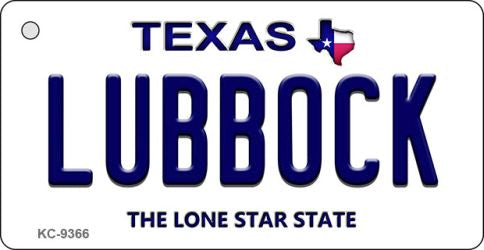 Lubbock Texas Novelty Aluminum Key Chain KC-9366