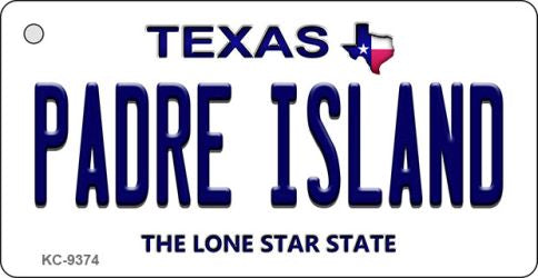Padre Island Texas Novelty Aluminum Key Chain KC-9374