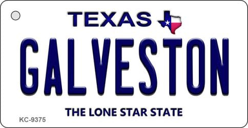 Galveston Texas Novelty Aluminum Key Chain KC-9375