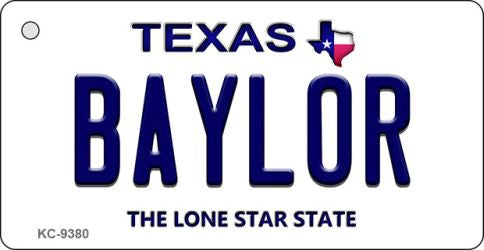 Baylor Texas Novelty Aluminum Key Chain KC-9380