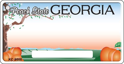 Georgia Novelty Aluminum Key Chain KC-9500