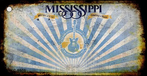 Mississippi Rusty Novelty Aluminum Key Chain KC-9505