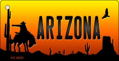 Rodeo Arizona Scenic Novelty Aluminum Key Chain KC-9532