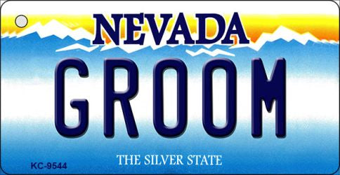 Groom Nevada Novelty Aluminum Key Chain KC-9544
