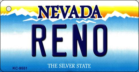 Reno Nevada Novelty Aluminum Key Chain KC-9551