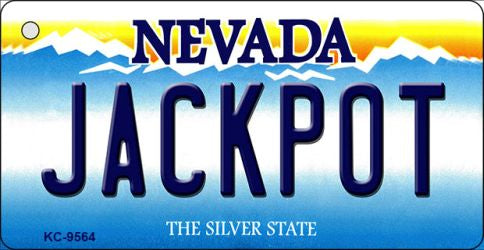 Jack Pot Nevada Novelty Aluminum Key Chain KC-9564