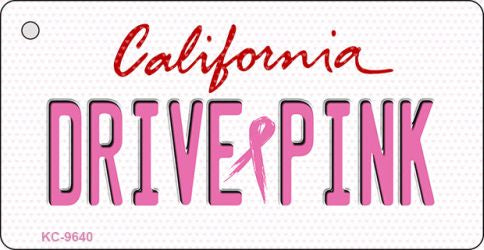 Drive Pink California Novelty Aluminum Key Chain KC-9640