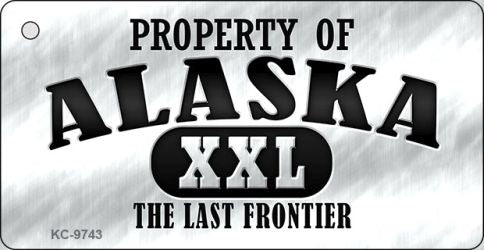 Property Of Alaska Novelty Metal Key Chain KC-9743