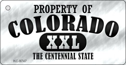 Property Of Colorado Novelty Metal Key Chain KC-9747