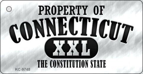 Property Of Connecticut Novelty Metal Key Chain KC-9748