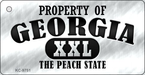 Property Of Georgia Novelty Metal Key Chain KC-9751