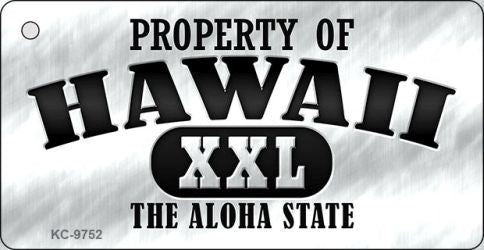 Property Of Hawaii Novelty Metal Key Chain KC-9752