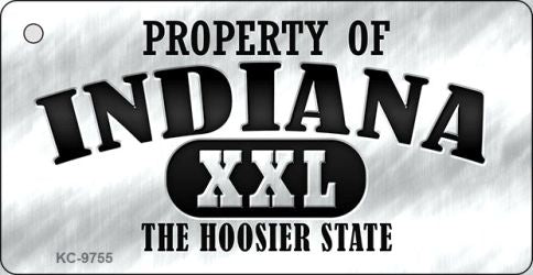Property Of Indiana Novelty Metal Key Chain KC-9755