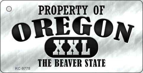 Property Of Oregon Novelty Metal Key Chain KC-9778