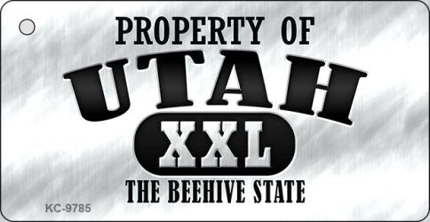 Property Of Utah Novelty Metal Key Chain KC-9785