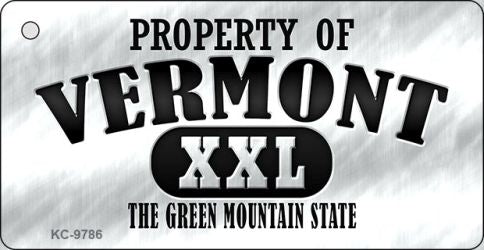Property Of Vermont Novelty Metal Key Chain KC-9786