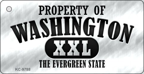 Property Of Washington Novelty Metal Key Chain KC-9788