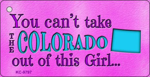 Colorado Girl Novelty Metal Key Chain KC-9797