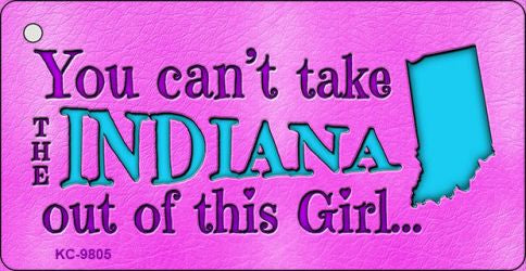 Indiana Girl Novelty Metal Key Chain KC-9805