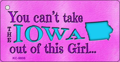Iowa Girl Novelty Metal Key Chain KC-9806