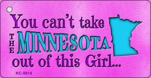 Minnesota Girl Novelty Metal Key Chain KC-9814