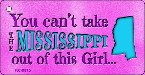 Mississippi Girl Novelty Metal Key Chain KC-9815