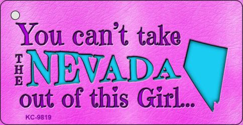 Nevada Girl Novelty Metal Key Chain KC-9819